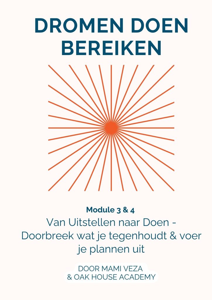 Foto werkboekk Dromen Doen Bereiken Module 3 en 4